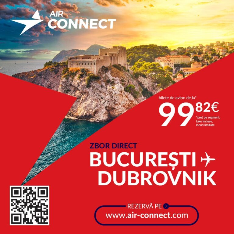 Dubrovnik noua destinație a companiei AirConnect