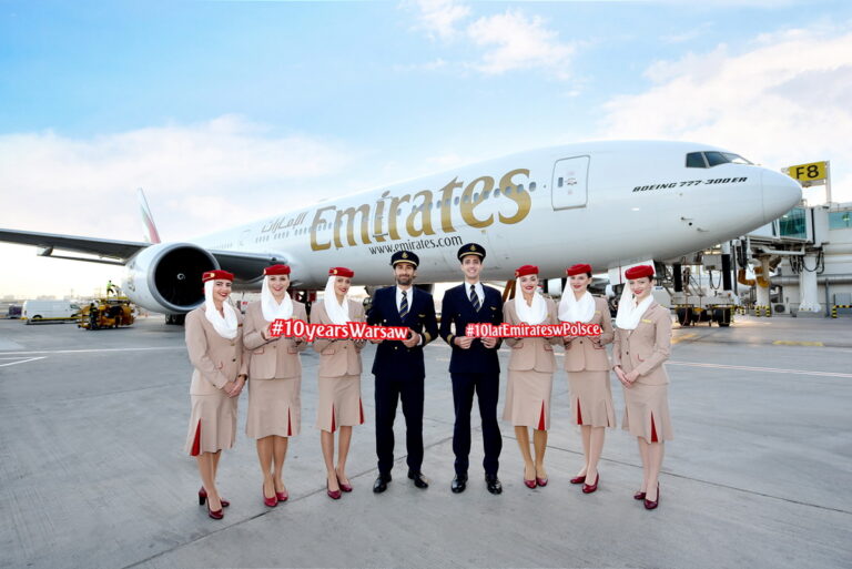 Emirates sărbătorește 10 ani operaționali în Polonia