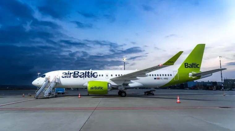 A 44 –a aeronavă Airbus A220 – 300 ce intră în serviciul operațional al airBaltic