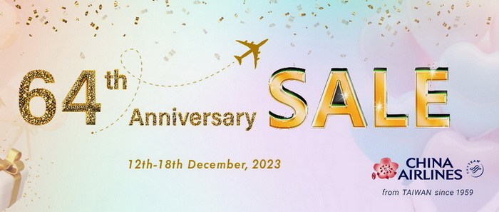 Promoție aniversară la China Airlines