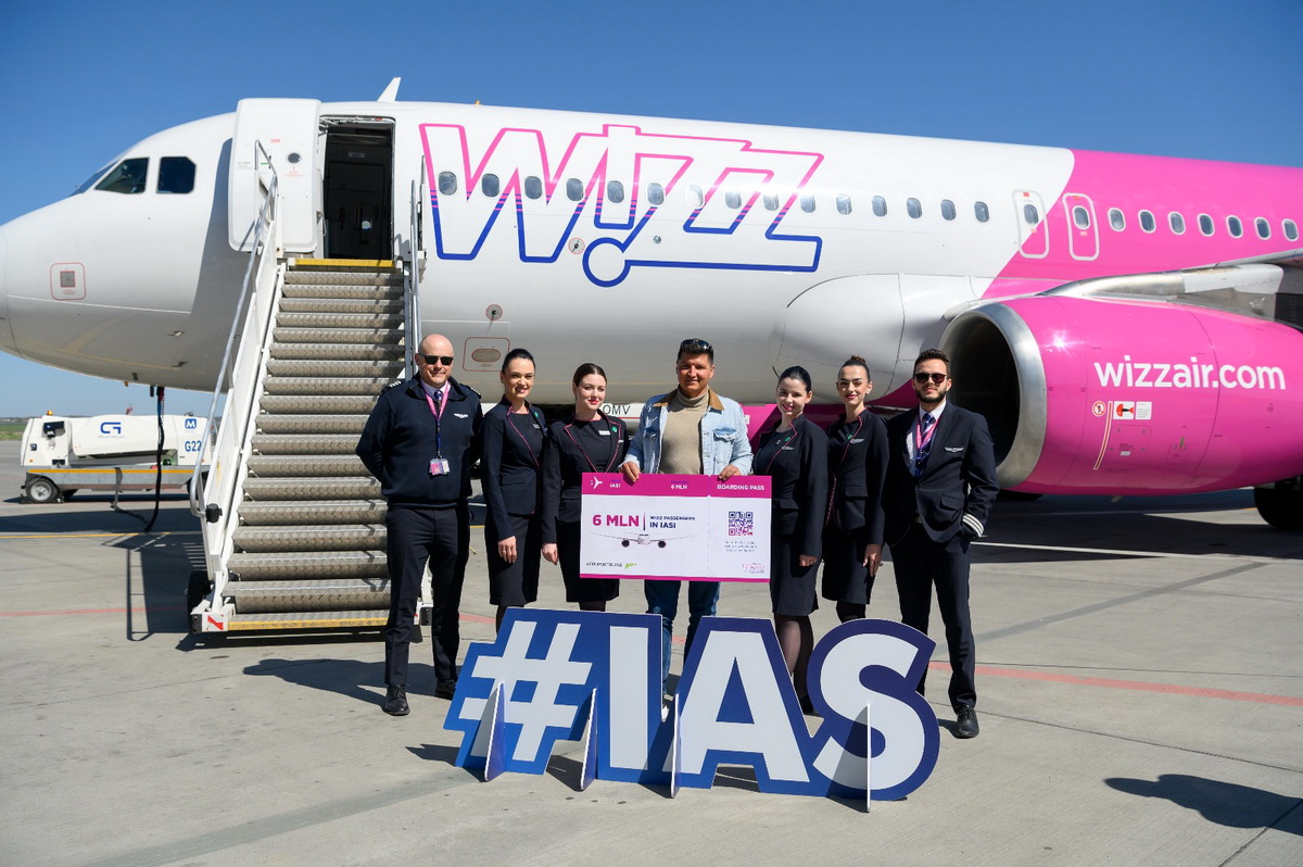 O zi specială pentru reprezentanții Wizz Air la Iași