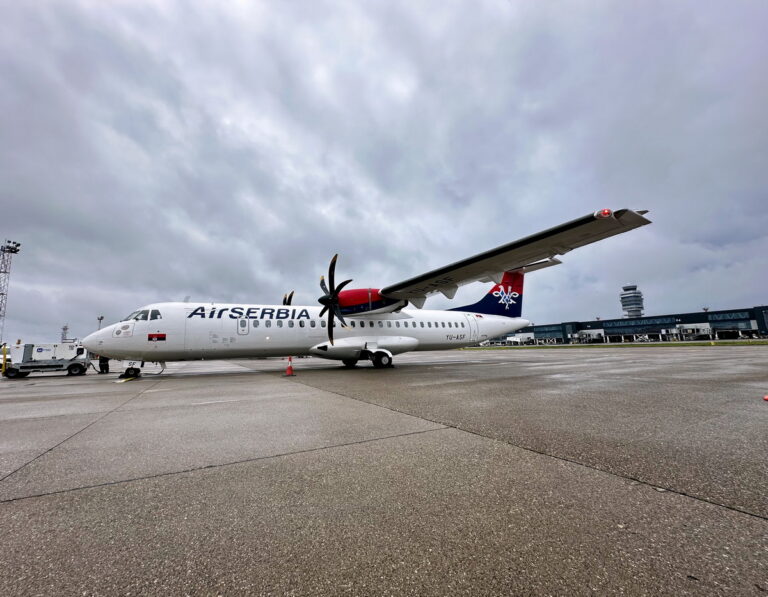 Air Serbia: O nouă aeronavă ATR și o nouă destinație operaționalizată