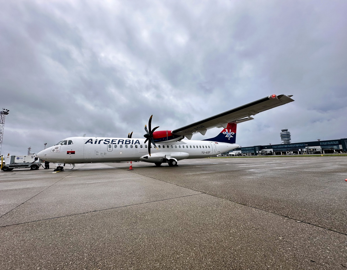 Air Serbia: O nouă aeronavă ATR și o nouă destinație operaționalizată