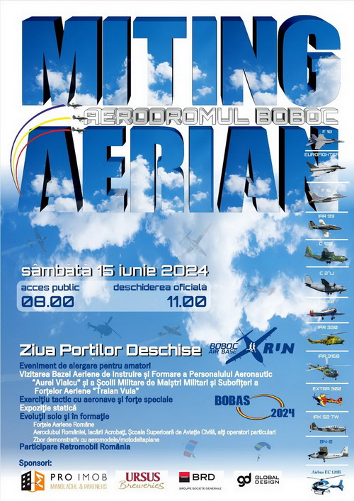 Câteva ore până la începerea BOBOC AIR SHOW – BOBAS 2024