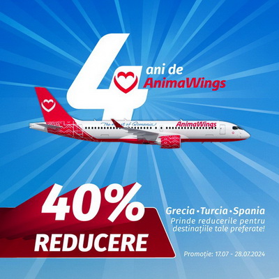 Ofertă de la Animawings la împlinirea a 4 ani de serviciu operațional
