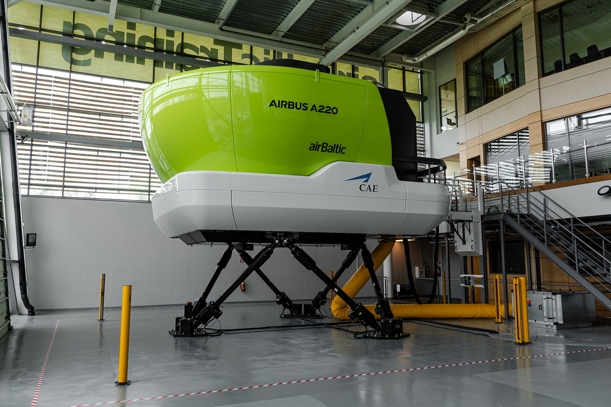airBaltic își modernizează baza de pregătire