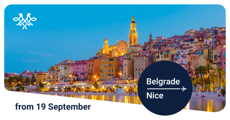 AIR SERBIA TO RESUME NICE SERVICE ON 19 SEPTEMBER