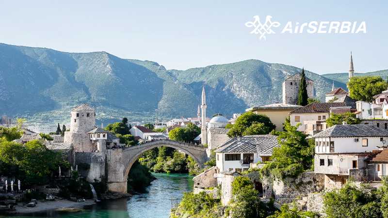 Air Serbia continuă să opereze zboruri către Mostar și în 2025