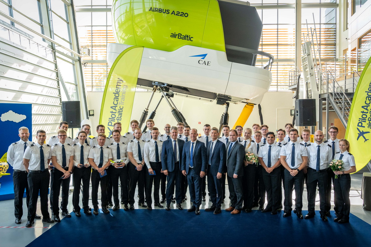 O nouă promoție de piloți la airBaltic