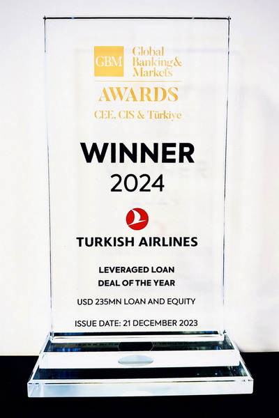 Turkish Airlines câștigă un prestigios premiu acordat de Global Banking & Markets