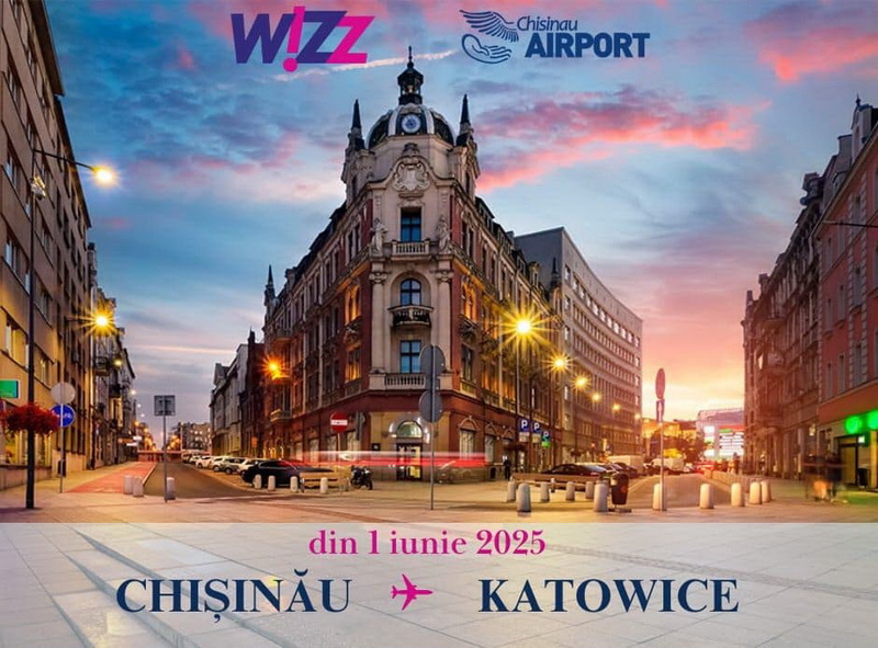 Aeroportul Internațional Chișinău: Wizz Air va lansa un nou zbor