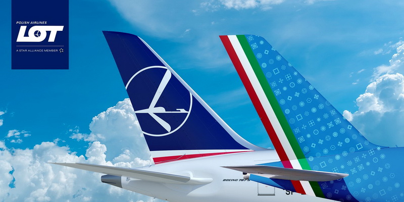 LOT Polish Airlines și ITA Airways încheie un parteneriat de partajare a codului