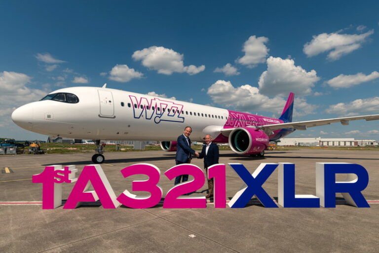 Airbus livrează prima aeronavă Airbus A321XLR  dotată cu motoare Pratt & Whitney către Wizz Air
