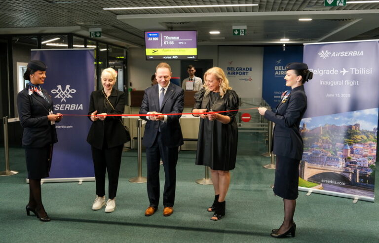 Air Serbia a lansat primul său zbor spre Georgia