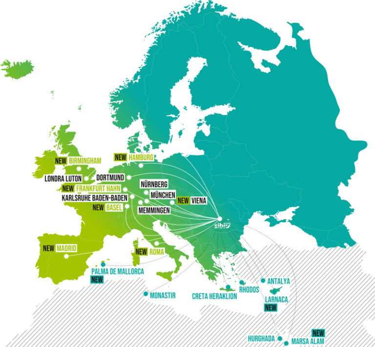 Aeroportul Internațional Sibiu prezintă o scurtă analiză și anunță noi rute