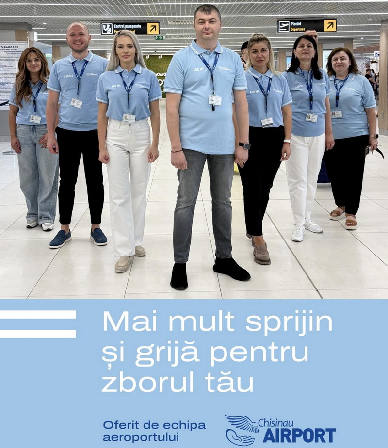 Aeroportul Internațional Chișinău vine în sprijinul tău