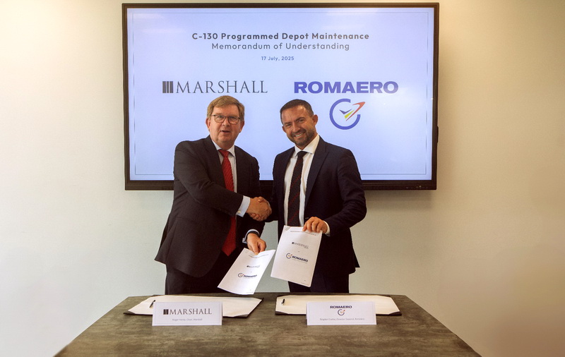 Începutul unei noi colaborări strategice între Romaero și Marshall