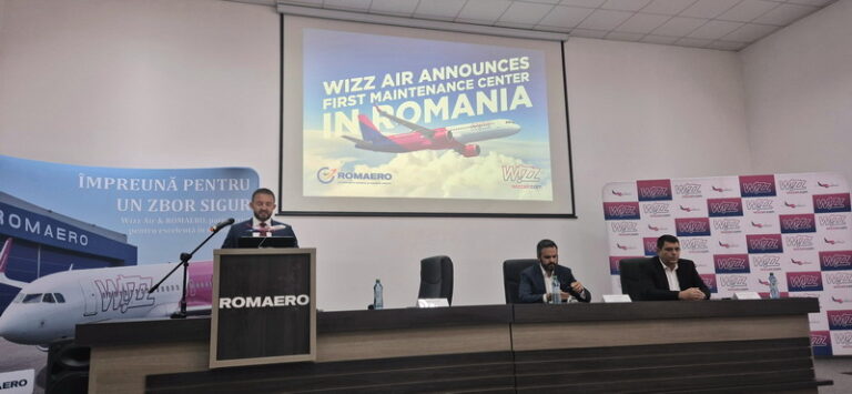 Wizz Air a anunțat deschiderea primului centru de mentenanță din România la ROMAERO