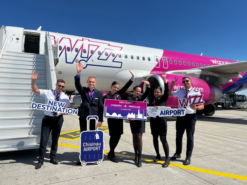 Aeroportul Internațional ,,Eugen Doga” Chișinău: ,,Wizz Air a operaționalizat un nou zbor”