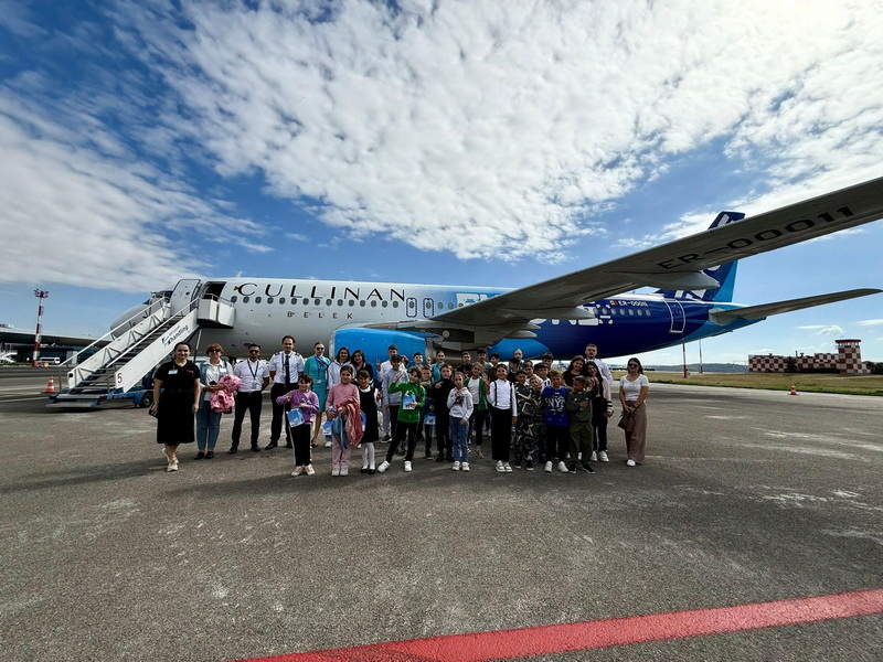FLYONE și Aeroportul Internațional Chișinău au oferit momente de neuitat unor copii