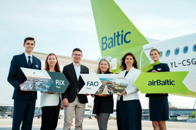 airBaltic a operaționalizat un nou zbor spre Portugalia