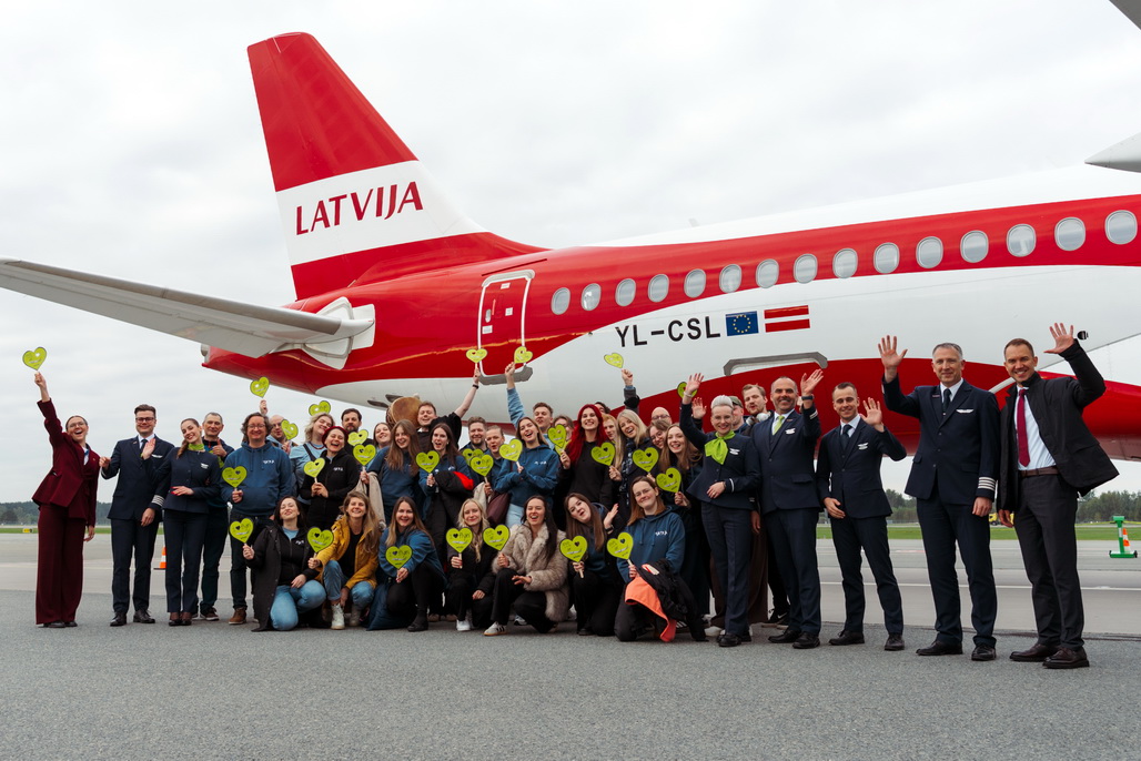 Un moment special la aniversarea a 3 decenii de existență a airBaltic