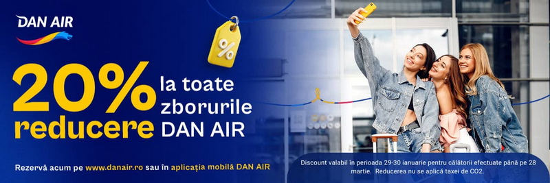 O nouă promoție de la DAN Air
