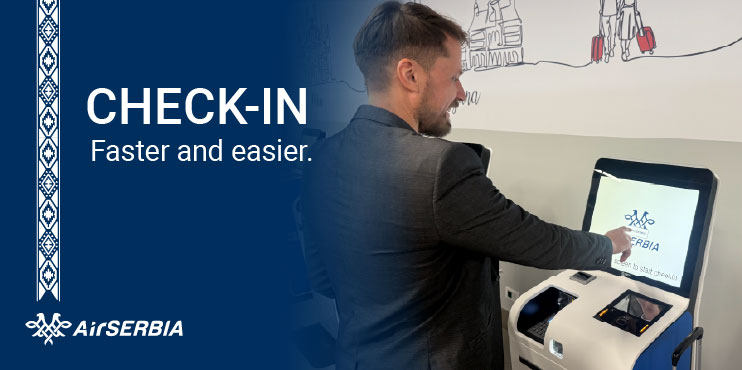 Air Serbia facilitează procesul de check-in pe Aeroportul Internațional din Belgrad