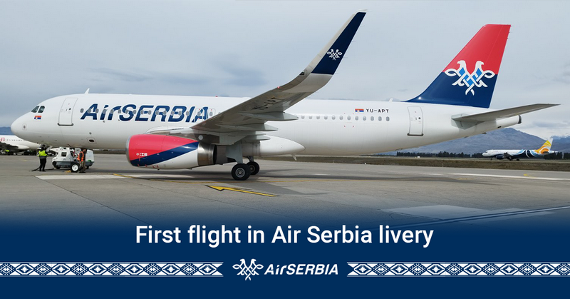 Air Serbia: ,,O nouă aeronavă în serviciul operațional”