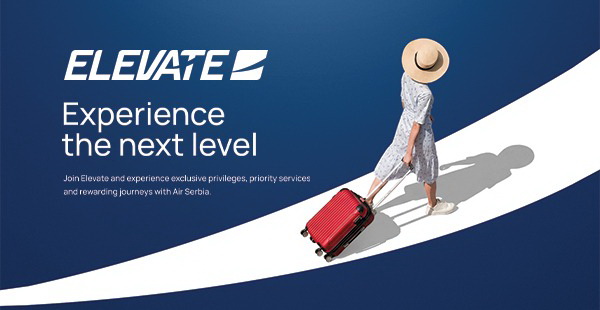Air Serbia: ELEVATE  noul program de fidelitate, aduce privilegii premium