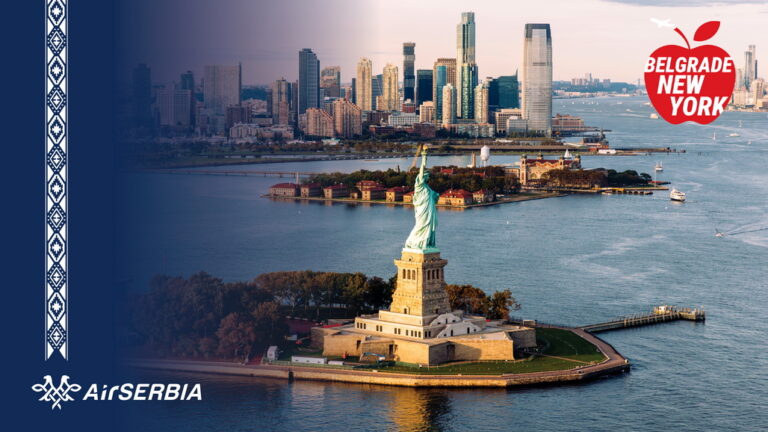 Air Serbia aniversează 10 ani de zboruri directe spre New York