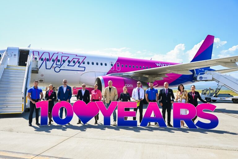 10 ani de la inaugurarea bazei Wizz Air din Sibiu